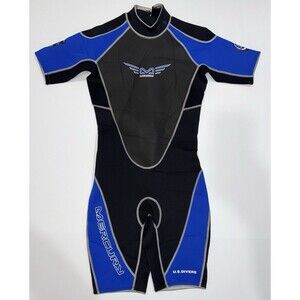 Mercury US Divers Wetsuit Adult Small Black Surfing Diving Jet Ski Watersports